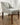 Aspen dining chair in striped neutral upholstery with wood legs