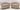 Pair of Orion chairs in rust-and-white patterned upholstery