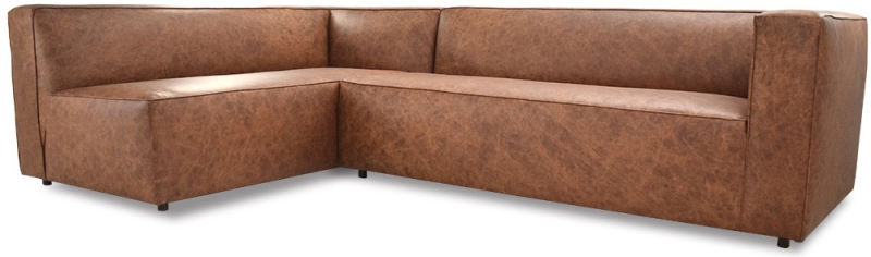 Hugo sectional in leather