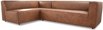 Hugo sectional in leather