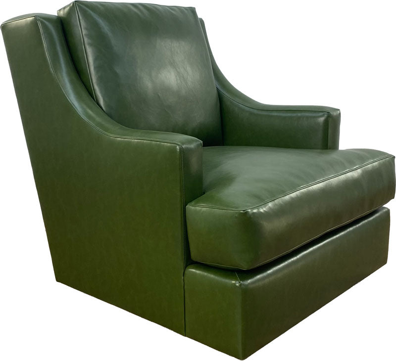 Hamilton swivel chair in leather