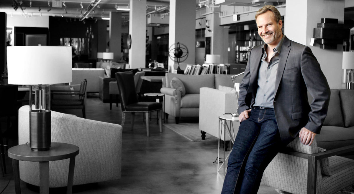 Robert Wylie, founder and lead designer of Black Label Home, at Urban Colony