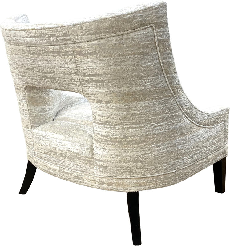 Silhouette chair in COM, back & side view