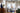 Adrienne upholstered dining chairs around a round table in a room by Studio Blue