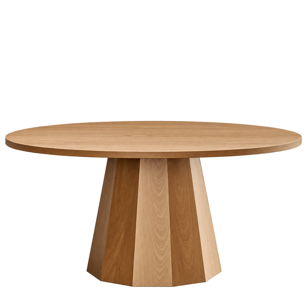 Facet Round Dining Table