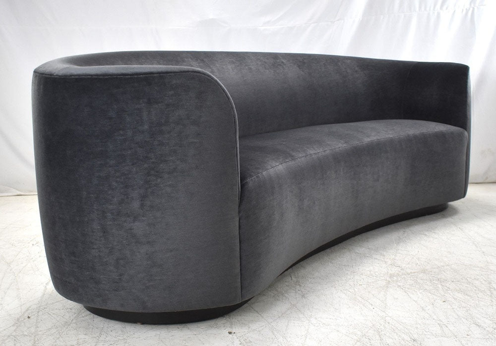 Custom curved sofa