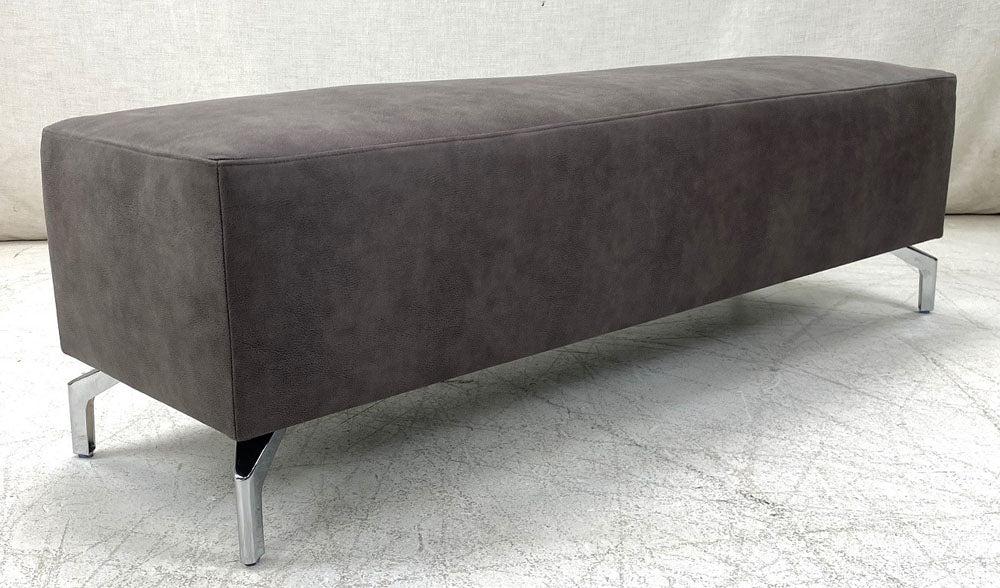 Custom bench in faux leather