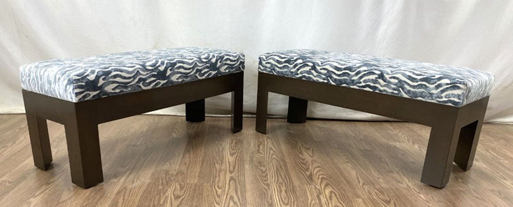 Pair of custom benches