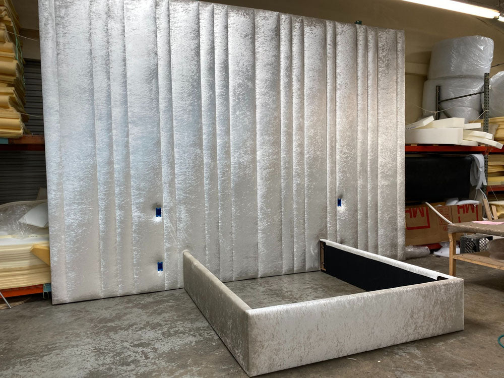 Custom vertical channeled bed