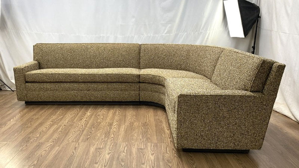 Custom mid-century sectional