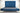Regan bed in blue upholstery with a buttoned headboard and metal legs