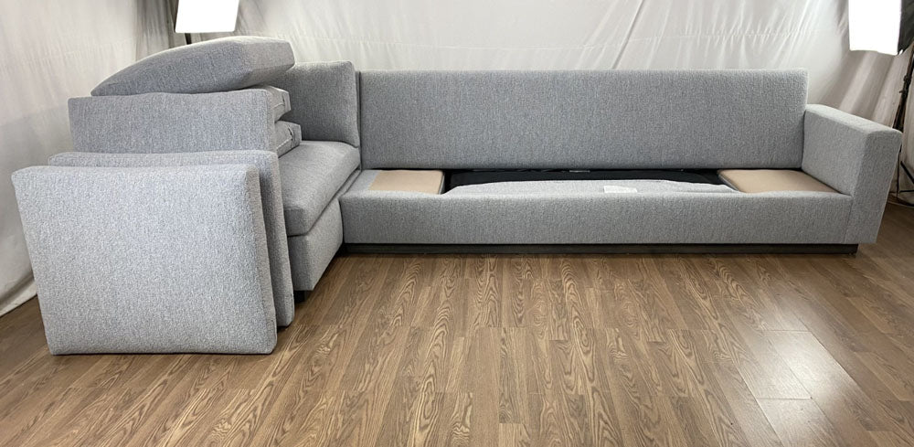 Custom sectional with sleeper