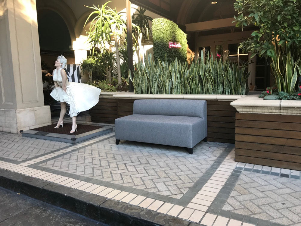 Custom outdoor bench, Four Seasons Hotel