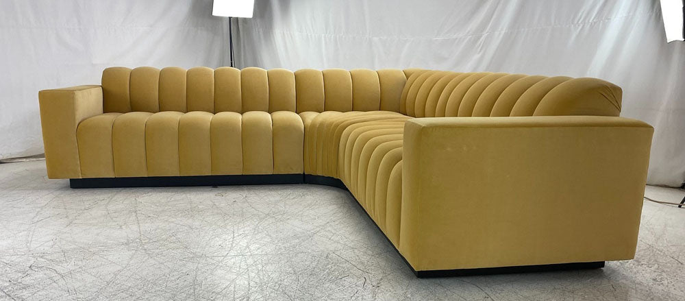 Custom channeled sectional