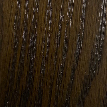 midnight black on white oak finish