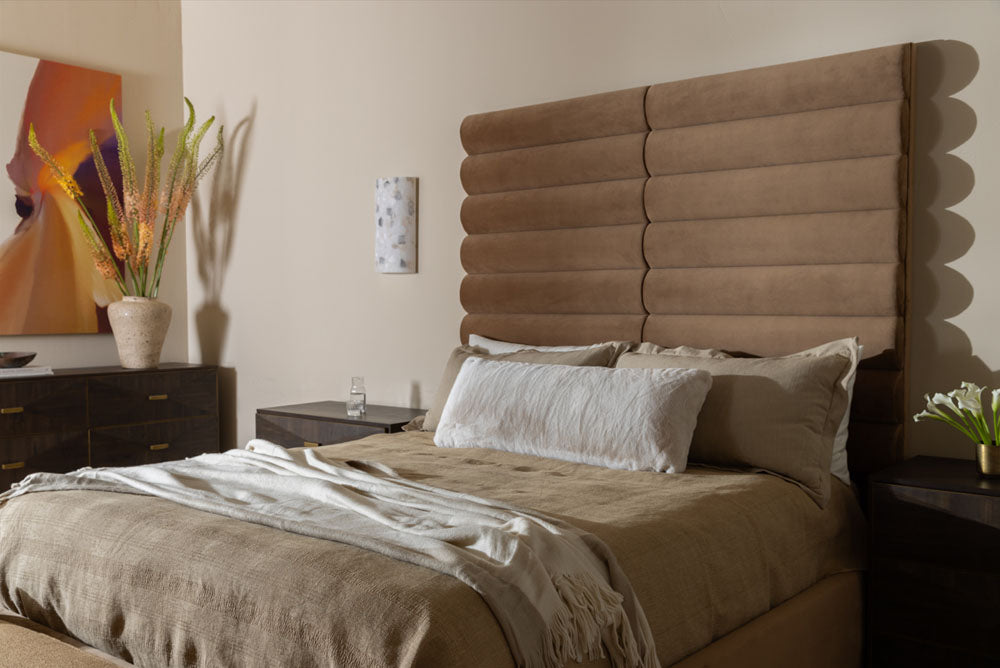 Custom horizontal channel bed; Nicole Dianna photography