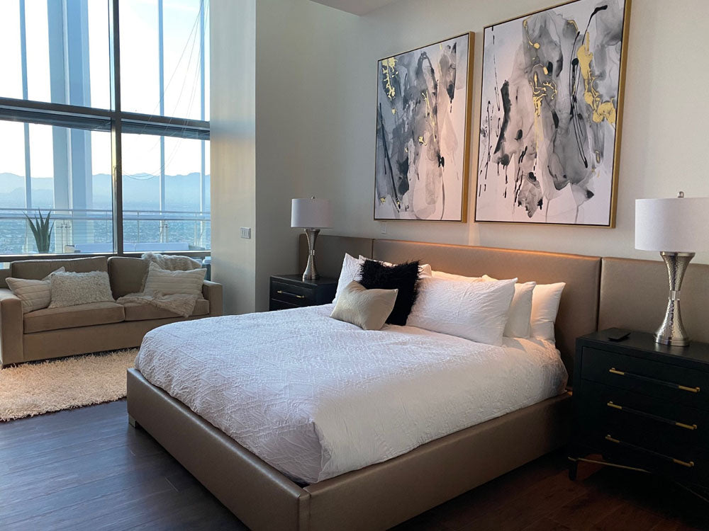Custom bed for Palms Place, Las Vegas