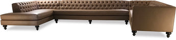 Westgate sectional in leather