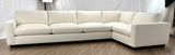 sectional in Wiley Parchment fabric