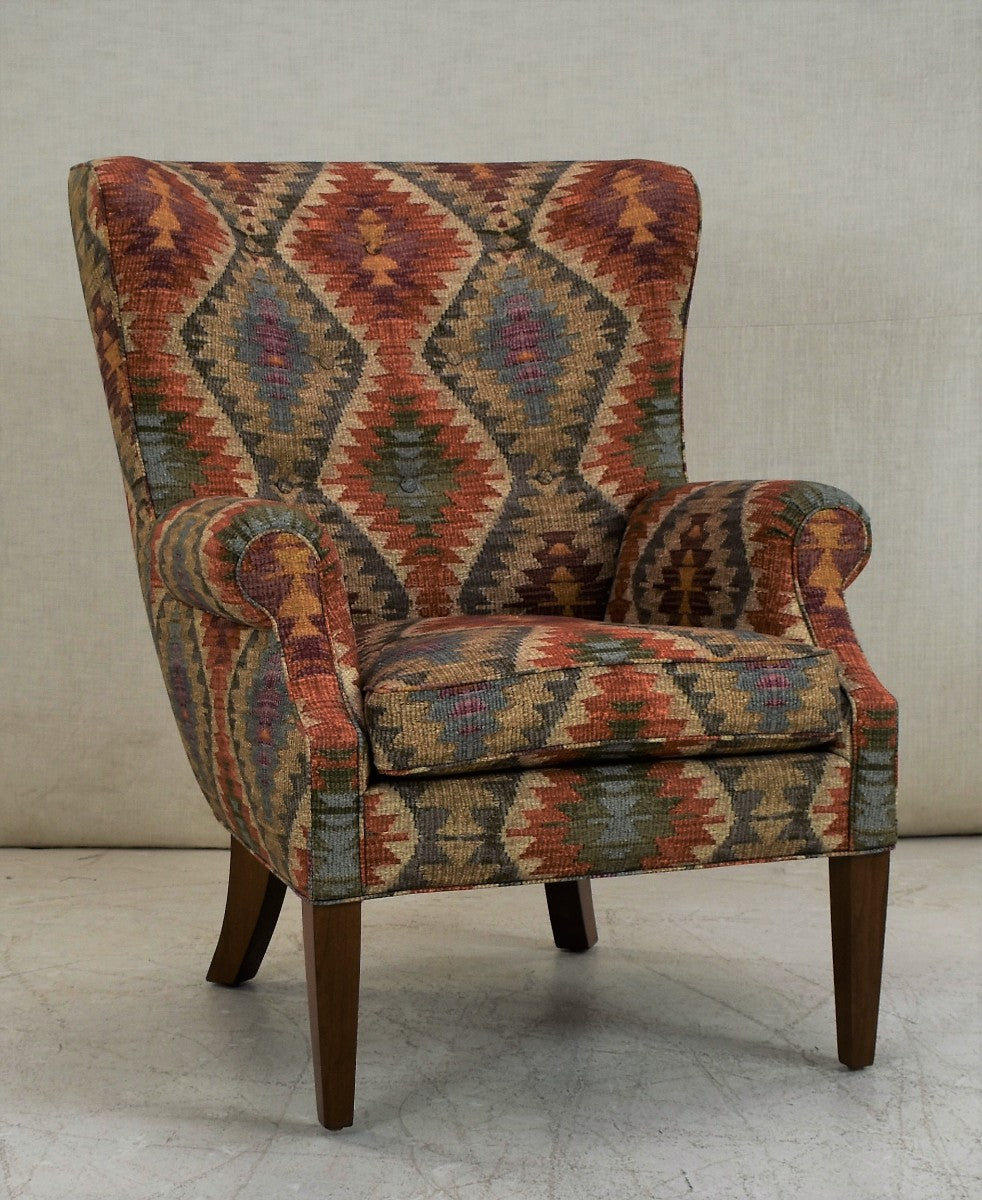 Winston wing chair in COM