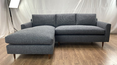 sofa-chaise in Zion Slate fabric