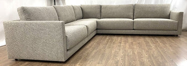 sectional in Zion Stone fabric